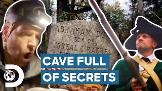 Josh Gates Explores A Cave Full Of Items From The American Revolutionary War  Expedition Unknown [upl. by Enailil]