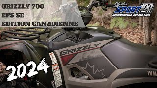 Walkaround  Yamaha Grizzly 700 EPS SE Canadian Edition 2024 [upl. by Lonier]