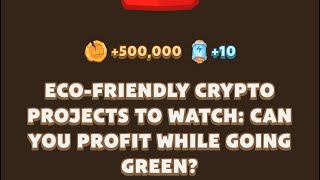 ECOFRIENDLY CRYPTO PROJECTS TO WATCH CAN YOU PROFIT WHILE GOING GREEN  MEMEFI New Video Code [upl. by Margherita312]