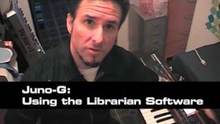 Using the JunoG Librarian Software [upl. by Deroo405]