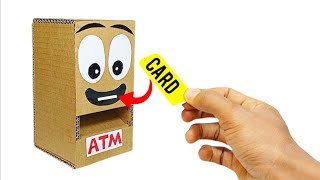 How to Make Mini ATM Machine Cardboard [upl. by Cranford994]