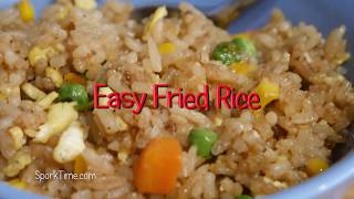 Easy Fried Rice no WOK method [upl. by Sand]