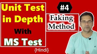 4 MSTest Fakes  Create and use microsoft fakes for mstest  Arrange in AAA methodology  Hindi [upl. by Herold]