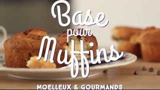 Muffins aux pépites de chocolat  CuisineAZ [upl. by Akila]