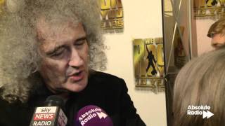 Brian May talks about the Freddie Mercury biopic [upl. by Lissner962]