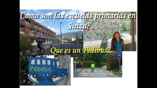 COMO son las ESCUELAS primarias en SUIZA  Pedibus  Peruana en Suiza VLOGS [upl. by Lidah]