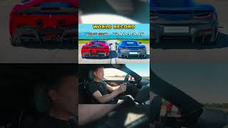 Ferrari SF90 vs Rimac Nevera😈😱 dragrace shortsfeeds [upl. by Patten]