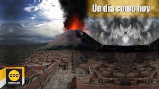 Un día como hoy 2408│Erupcionó el volcán Vesubio [upl. by Rastus]