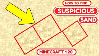 MINECRAFT 120 How to Find SUSPICIOUS SAND MINECRAFT ARCHEOLOGY  Bedrock PE amp Java [upl. by Idnahc718]