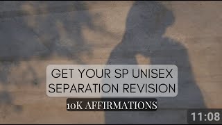 Get your SP • Unisex • Separation Revision Subliminal [upl. by Ereveniug]