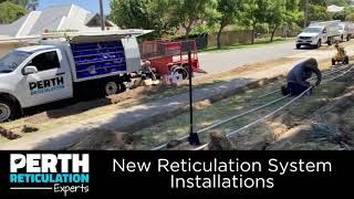 Reticulation System Installations  Perth Reticulation Experts [upl. by Cobby]