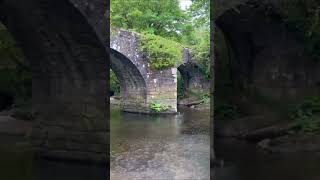 Hexworthy Bridge on a Rainy Day in Dartmoor National Park in Devon [upl. by Rudman194]