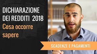 DICHIARAZIONE REDDITI 2018 730 precompilato 730 ordinario e redditi [upl. by Llerihs]