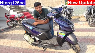 Lo Bhai Aagi 🛵Tvs Ntorq 125 New Model Features Milage  Price Details Review [upl. by Lourie]