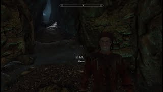 SkyrimHow to get your follower out of Broken Oar GrottoAlso work for dead thrall [upl. by Persian]