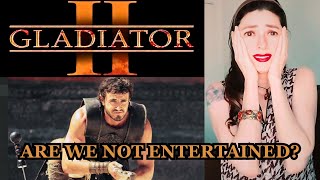 GLADIATOR 2 TRAILER REACTION WAS I NOT ENTERTAINED [upl. by Drallim]