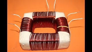 How to make torodal transformer core  how to make toroidal transformer using E core electronics [upl. by Iahk]