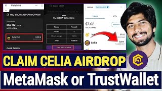 Celia token distribution  Celia token claim full process celia mining news today [upl. by Ambrose]