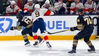 Sam Bennett Hit on Brad Marchand  Panthers vs Bruins Round 2 Game 3 NHL Playoffs Highlights [upl. by Aldridge623]