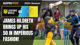 James Hildreth Reaches His 50 In Imperious Style  Lashings vs Wembdon 2024 [upl. by Jessen]