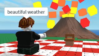 The Chaos of Natural Disaster Survival Roblox [upl. by Ydwor]