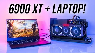 RX 6900 XT Gaming Laptop 🤯 3090 eGPU Comparison [upl. by Margot]