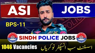 Latest New Jobs ASI  Assistant SubInspector jobs in Sindh Police 2024 [upl. by Simara]