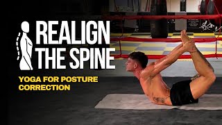 Posture Correction Yoga  Fix Curved Spine and Strengthen Stance [upl. by Finnie697]