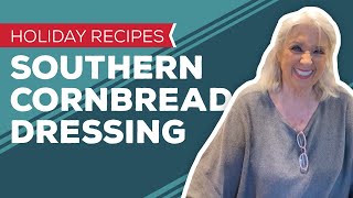 Holiday Recipes Grandmother Pauls Southern Cornbread Dressing Recipe [upl. by Revlys]