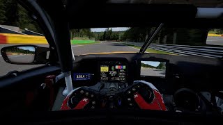 Assetto Corsa Competizione Test session in private lobby at Circuit de Spa Francorchamps Driver POV [upl. by Amelia185]