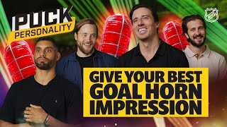 Goal Horn Impressions  Puck Personality [upl. by Oinigih140]