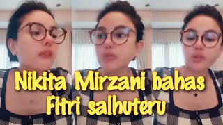 NIKITA MIRZANI tantang FITRI SALHUTERU part 1 [upl. by Rosabel155]