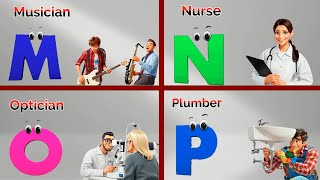 Occupation phonics song  Alphabets song for kids Occupation song for toddlers Phonics Song [upl. by Eirual]