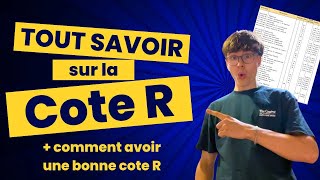 TOUT SAVOIR SUR LA COTE R et comment avoir une bonne cote R [upl. by Jobe]