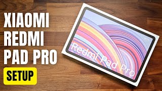 Xiaomi Redmi Pad Pro Setup Guide [upl. by Alarice]