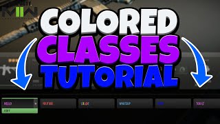 MW2 EASY COLORED CLASSES TUTORIAL NO TOOL NEEDED WORKS ON ALL PLATFORMS [upl. by Livy990]