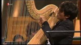 Concert for harp Opus 74 Andante Reinhold Gliere Emmanuel Ceysson [upl. by Goles897]