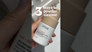 How to use powder cleanser 3 ways cleanser anua skincare101 kbeautyskincare cleansers [upl. by Aihtenyc]