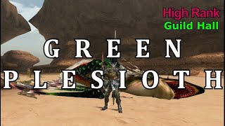 MHFU Green Plesioth HR5 vs Lance Key Quest [upl. by Freed]