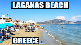 Where Is The Best Party Beach In Zakynthos Greece Laganas Beach [upl. by Hoes]