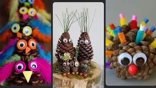 21 DIY PINECONE IDEAS 721 pineconedecor pineconeideas pinecones artsandcrafters artsandcrafts [upl. by Soble]