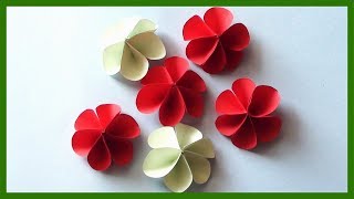 DIY Paper Flowers  Very Easy and Simple Paper Crafts [upl. by Isabea]