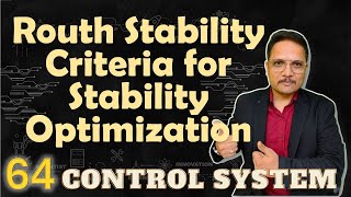 Routh Stability Criterion for Stability Optimization Solved Example Step by Step Solution [upl. by Eyk]