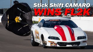 World Fastest Stick Shift Car Grubbworm Camaro wins FL2K [upl. by Candy409]