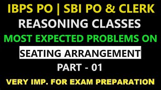 Seating Arrangement Reasoning Tricks  SBI PO Preparation In Telugu  Part1 [upl. by Hailee]