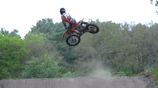 PURE 2 STROKE SOUND  KTM 85 SX VS KTM 125 SX [upl. by Ahslek]