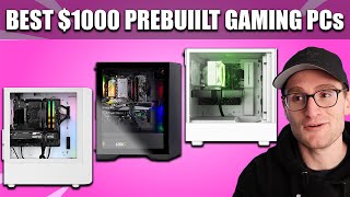 The Best Prebuilt Gaming PCs under 1000  February 2024 Round Up [upl. by Noma]