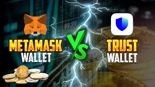 Metamask vs Trust Wallet Complete Guide  Which is better and safest wallet [upl. by Mishaan]