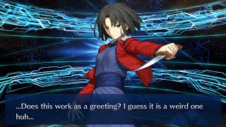 FateGrand Order  Ryougi Shiki Assassin Summon Voice line [upl. by Narot]