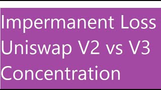 Calculating Impermanent Loss with concentrated liquidity [upl. by Olegna]